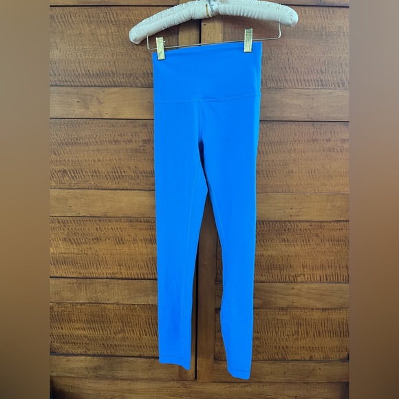 💙NWOT? Wunder Train High-Rise Tight 25" W5CQDS Lululemon | Blue Nile 2 /XXS - Picture 6 of 17
